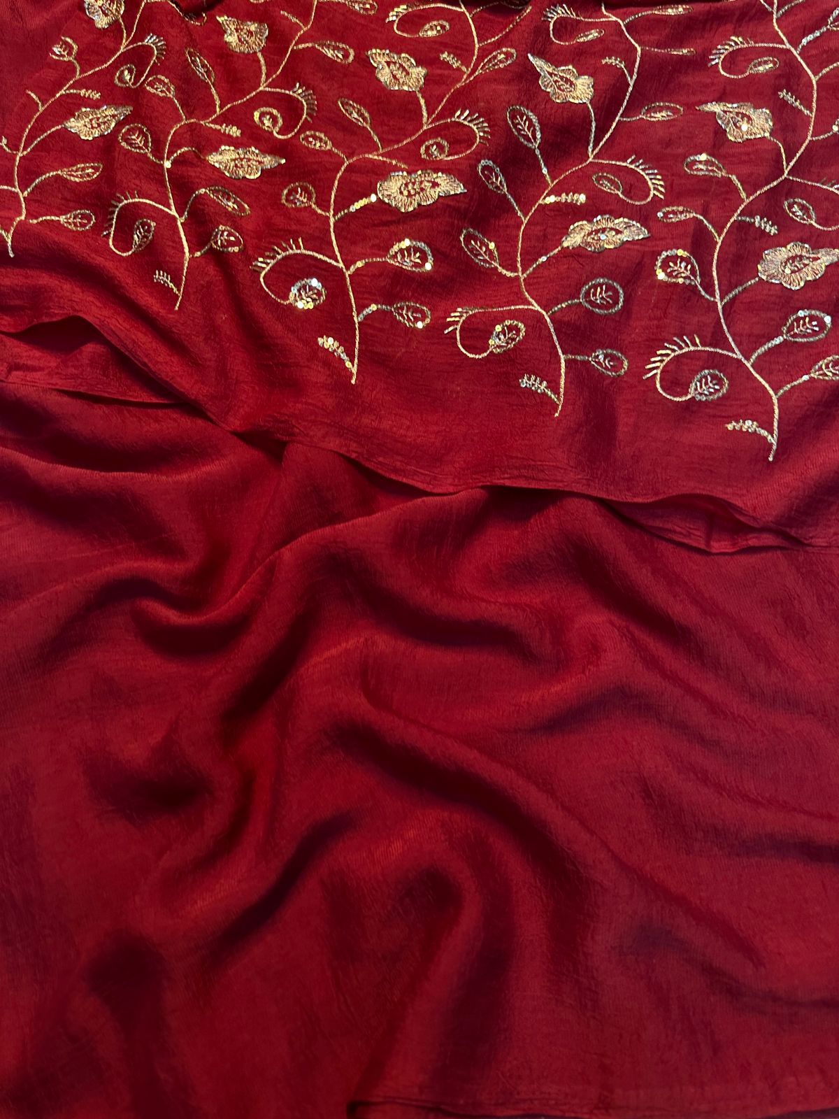 Rangoli Crushed Saree