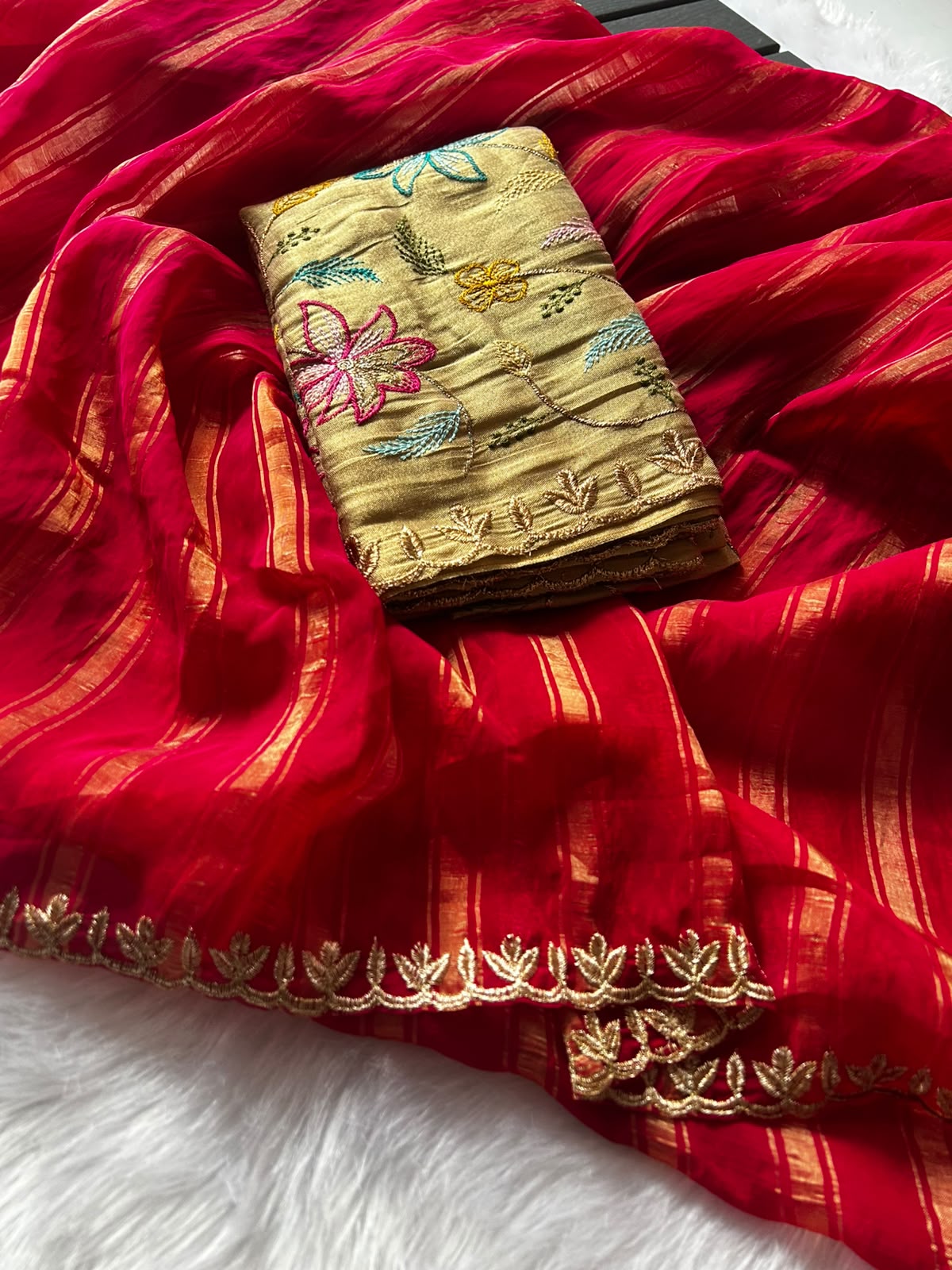Sufi Crushed Saree