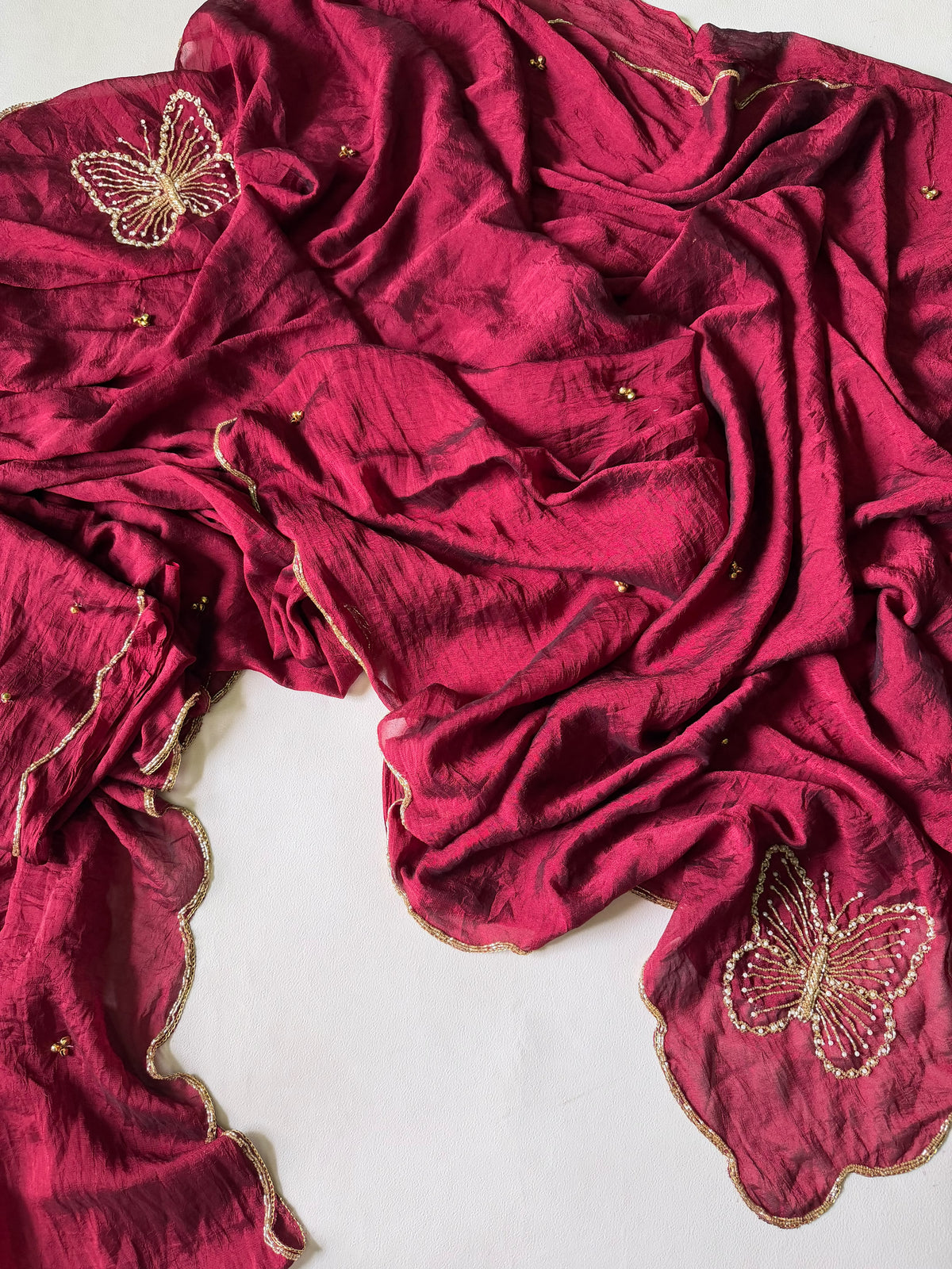 Rangoli Crushed Saree