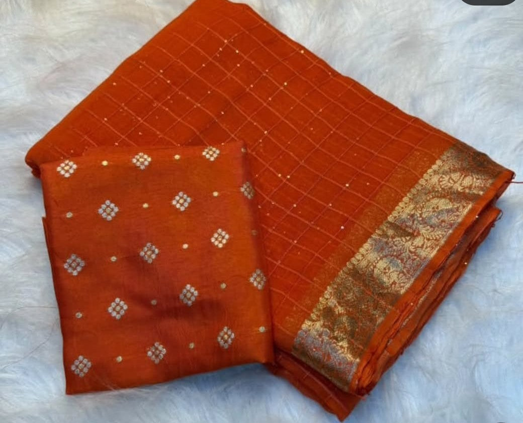 Viscose Georgette Saree