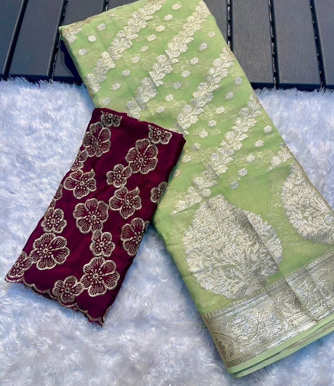 Viscose georgette