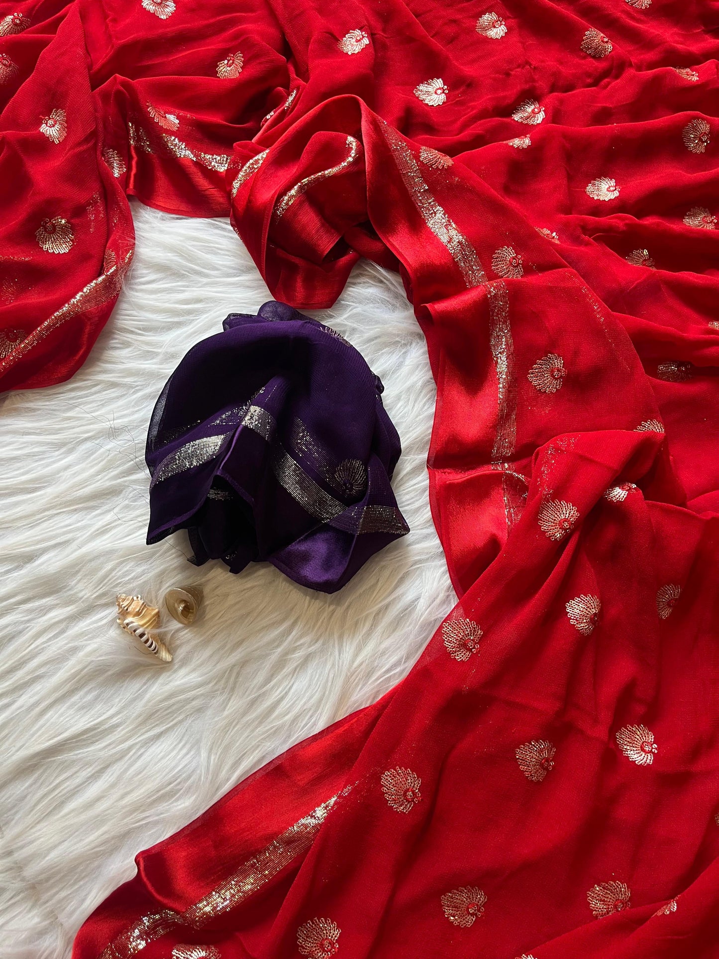 Viscose Georgette Saree