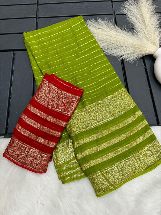 Pure Viscose Georgette Saree