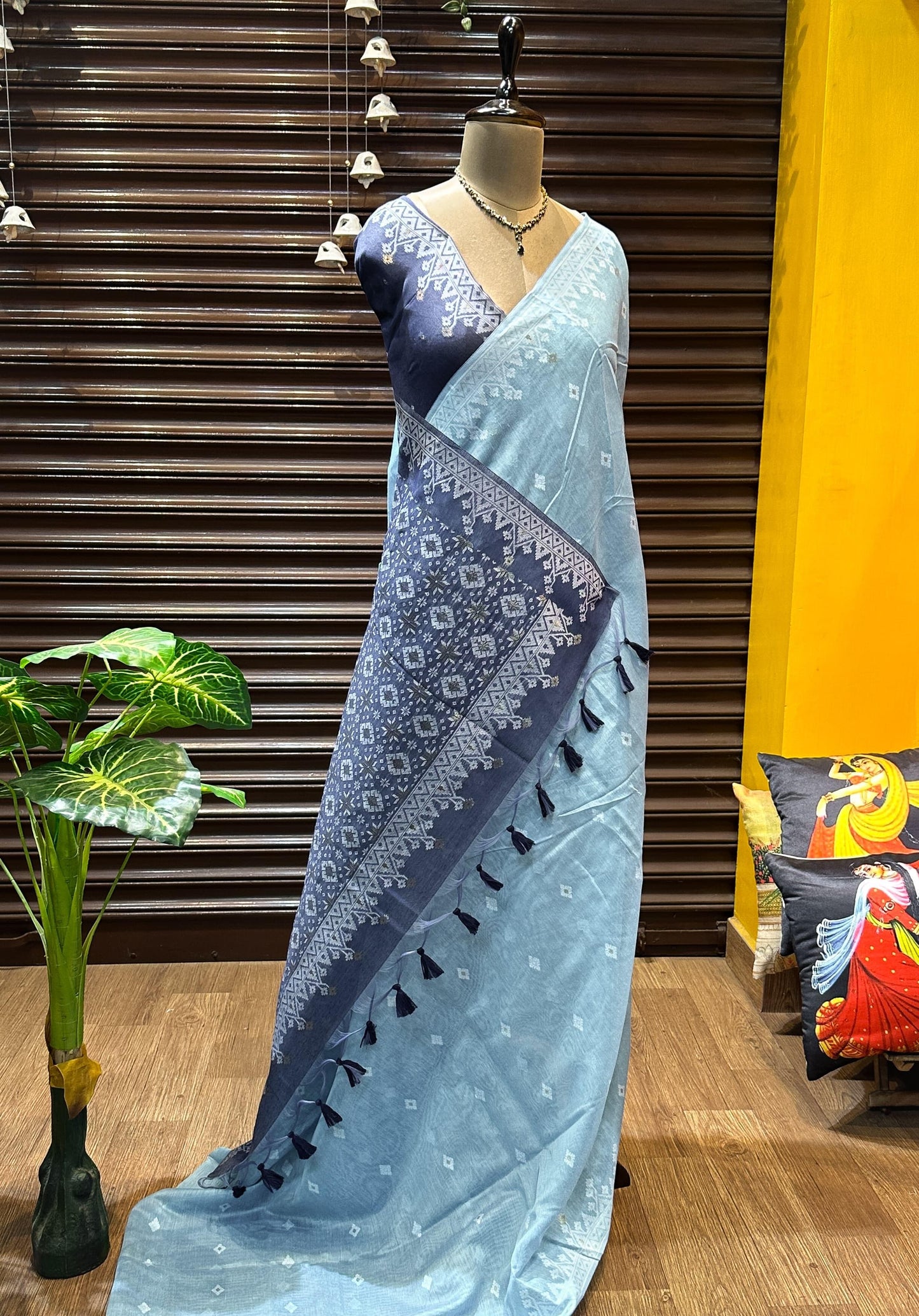 Moonga Mul Cotton Saree