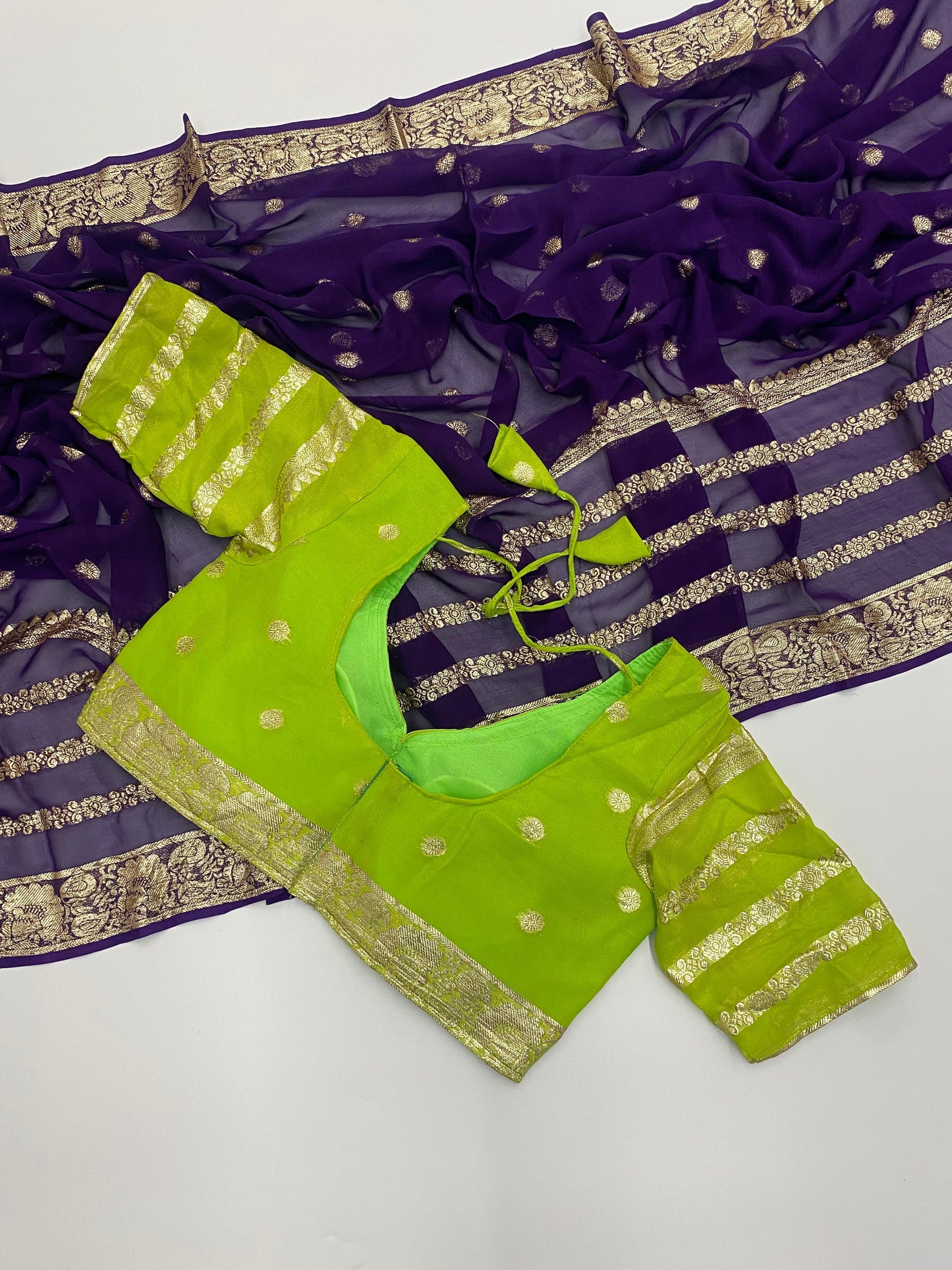 Georgette Banarasi Saree