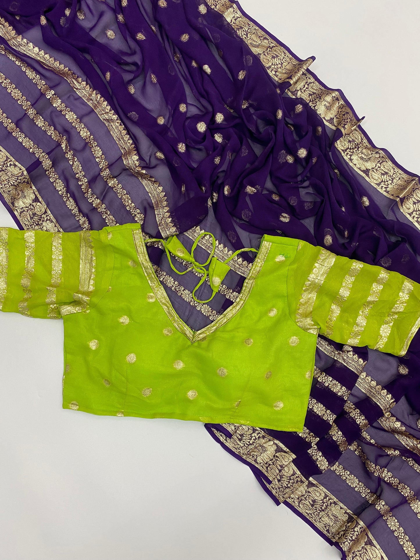 Georgette Banarasi Saree