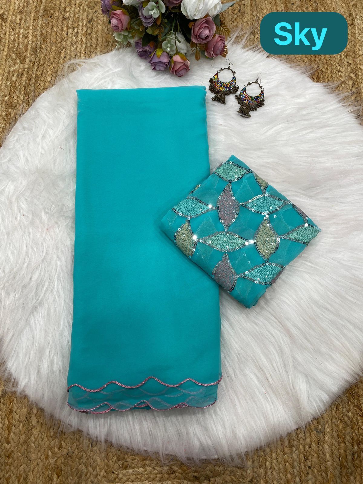 Georgette Saree