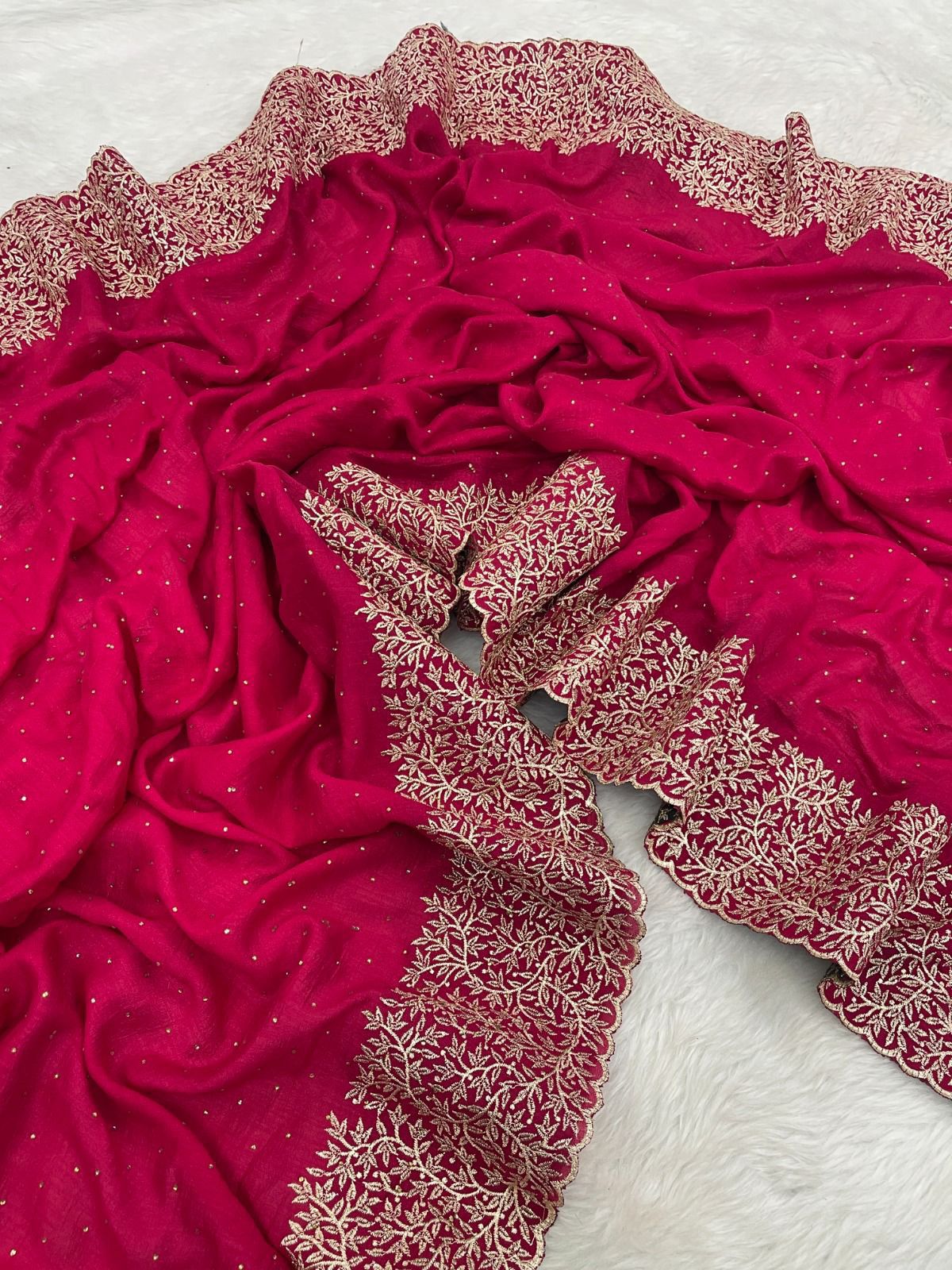 Vichitra silk