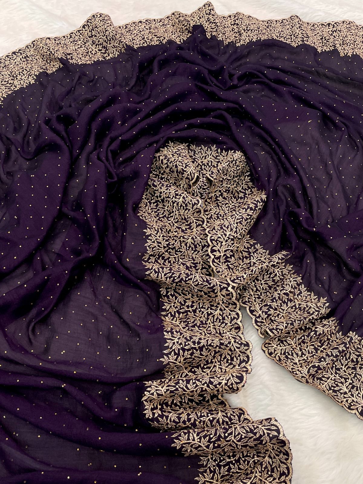 Vichitra silk