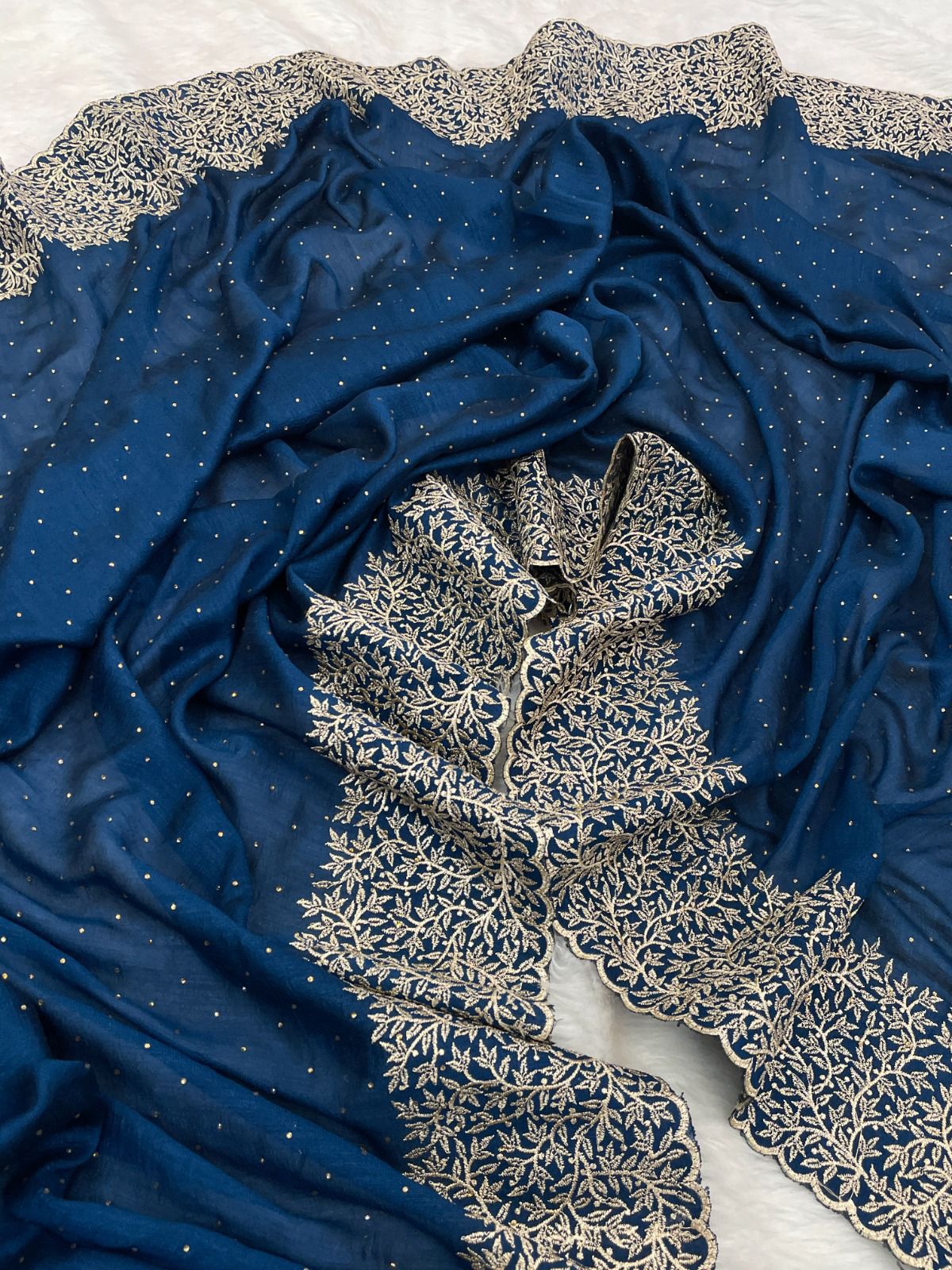 Vichitra silk