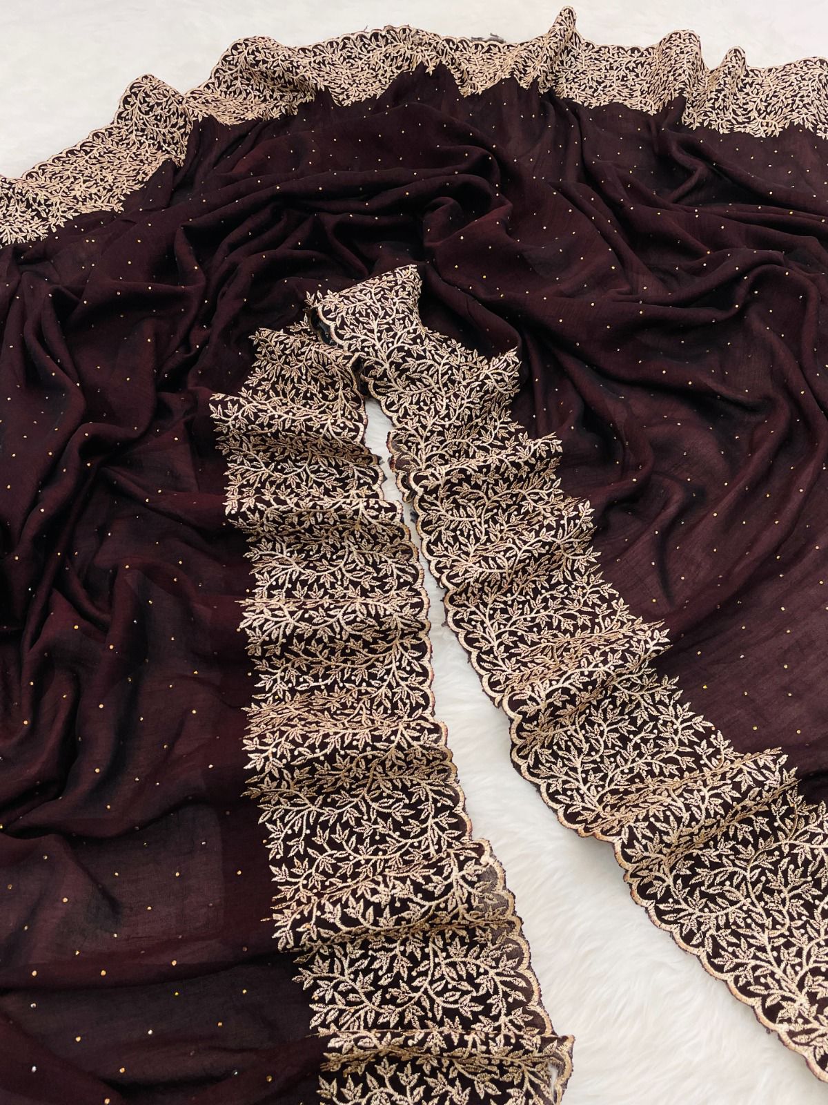 Vichitra silk