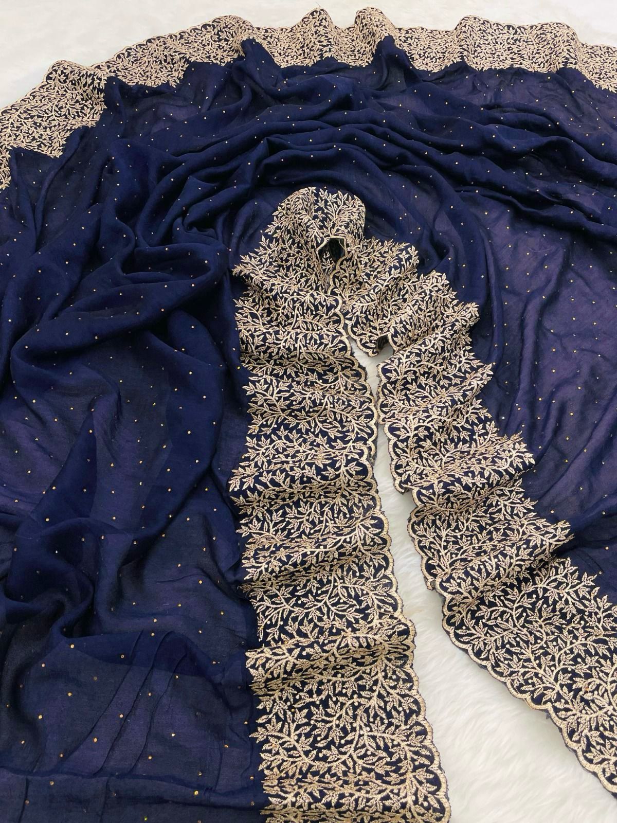 Vichitra silk
