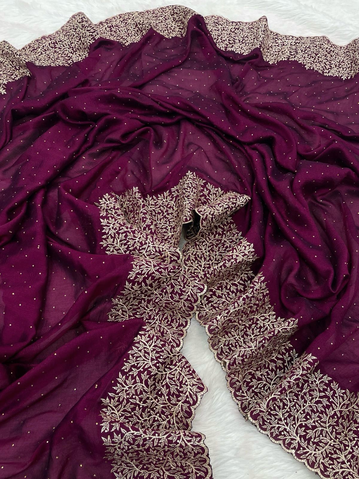 Vichitra silk