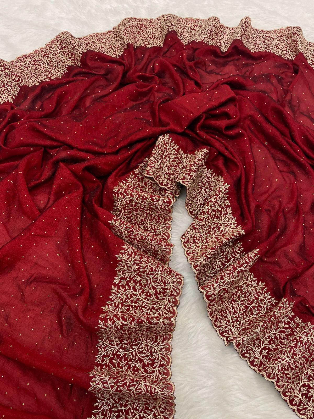 Vichitra silk