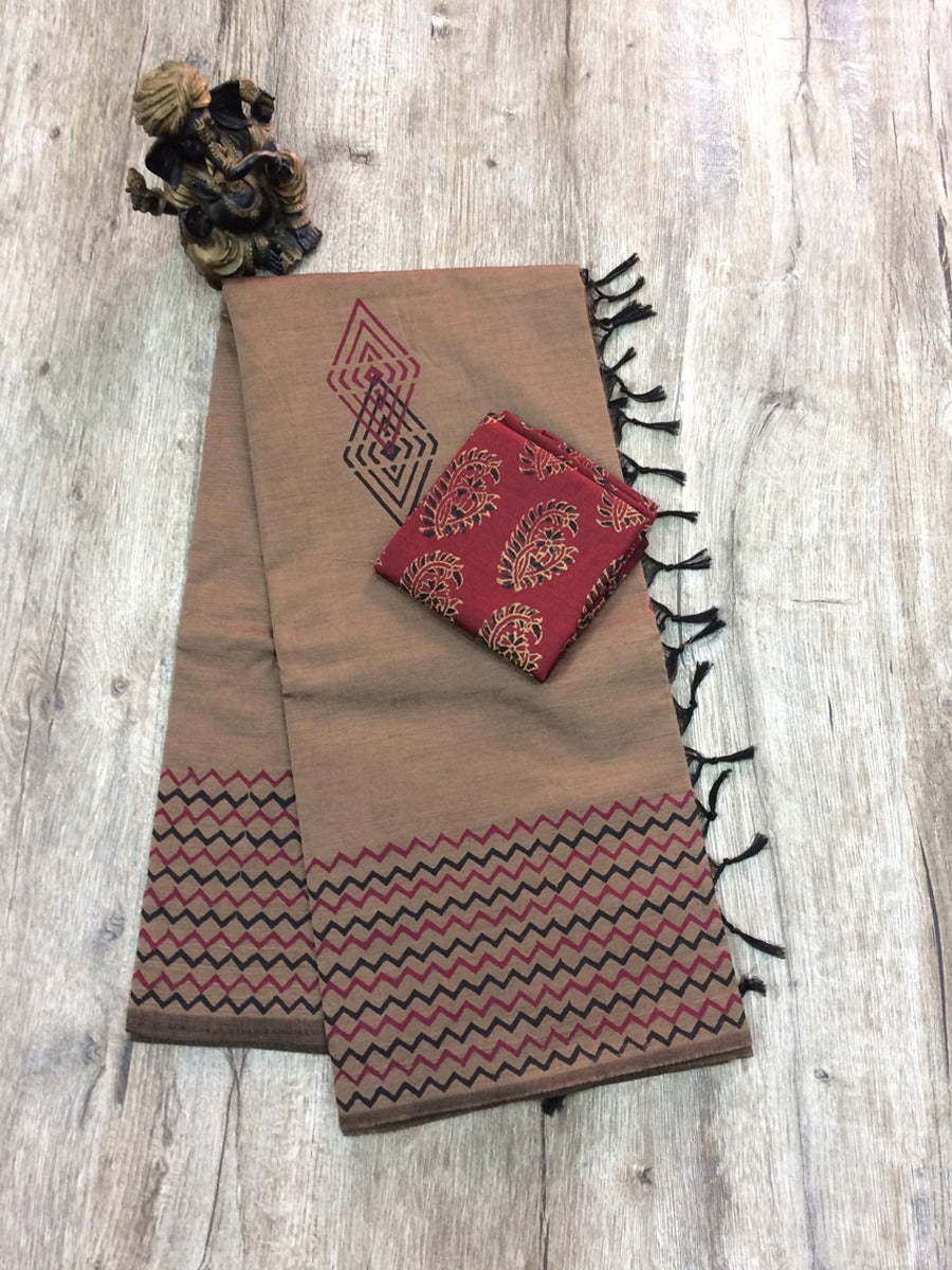 South Cotton Mix Saree