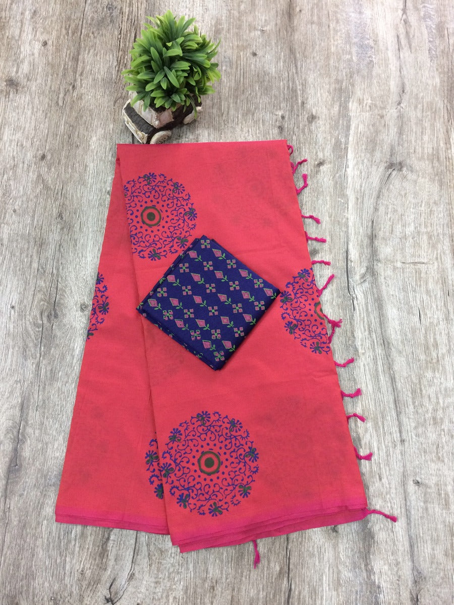 South Cotton Mix Saree