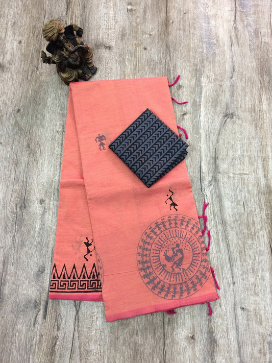 South Cotton Mix Saree