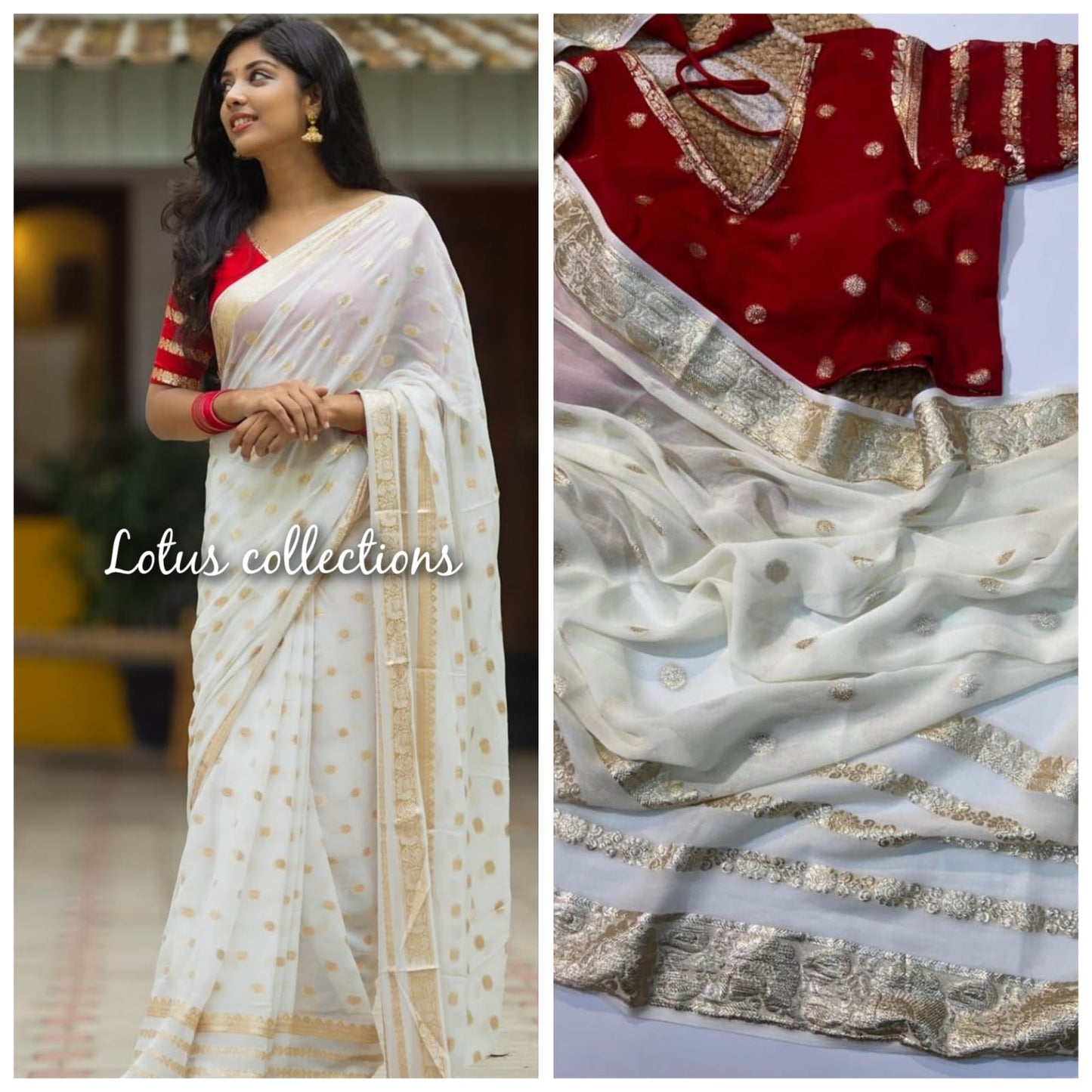 Georgette Banarasi Saree
