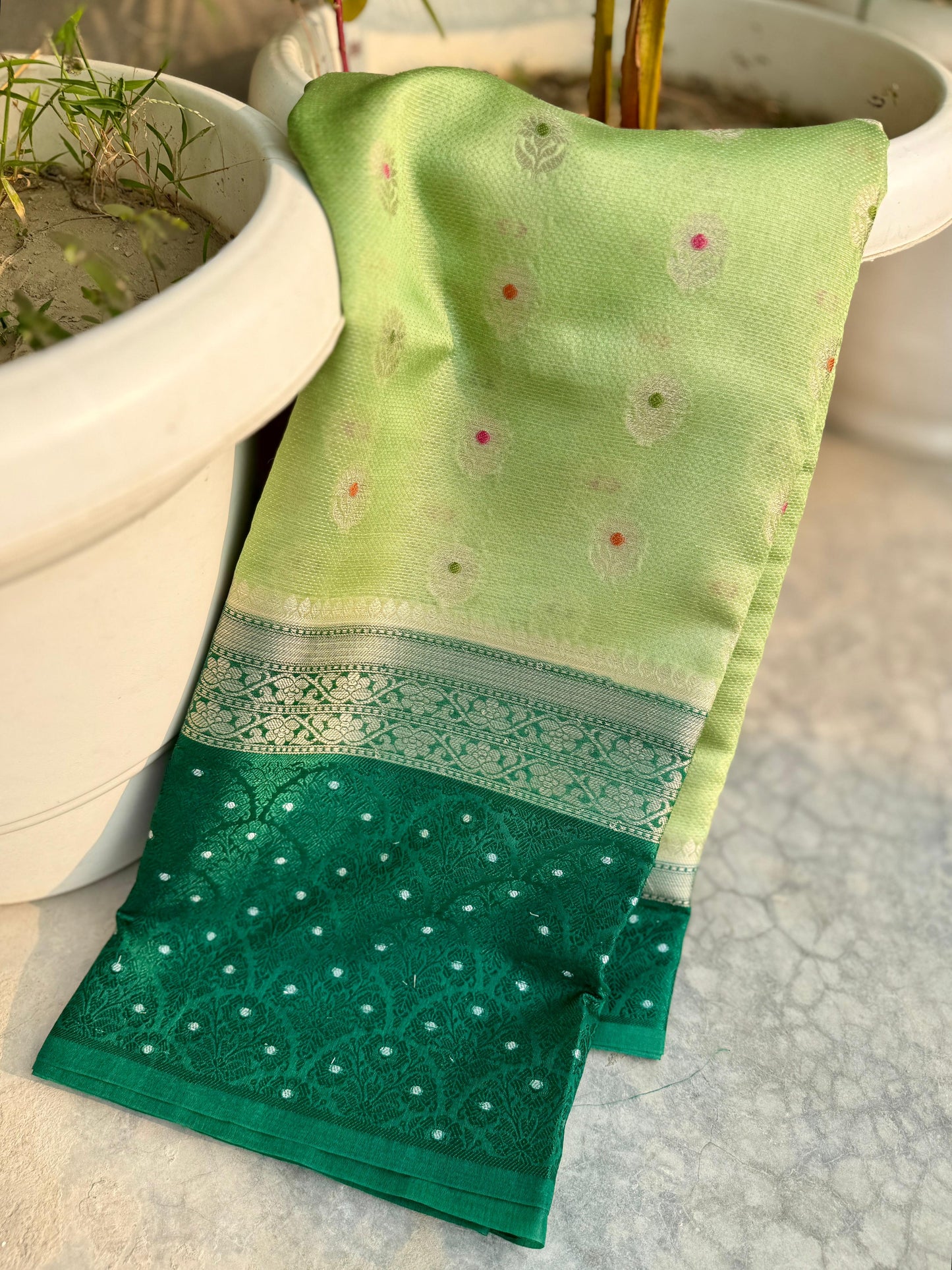 Banarasi Tissue Warm Soft Silk