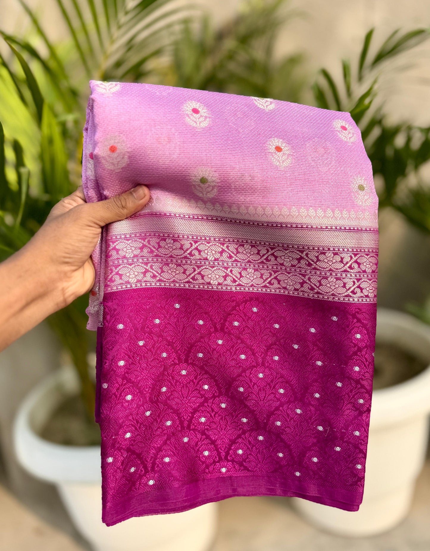 Banarasi Tissue Warm Soft Silk