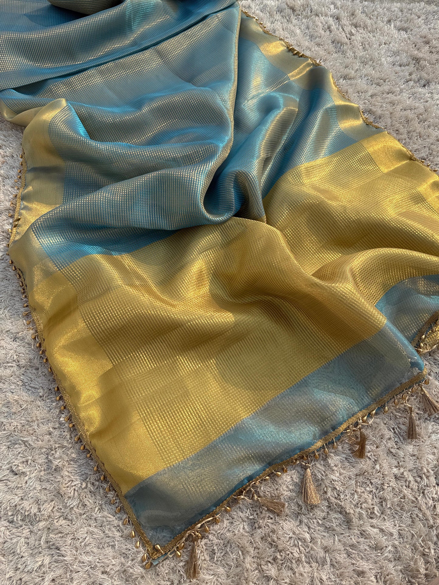 Banarasi Tissue Silk Fabric