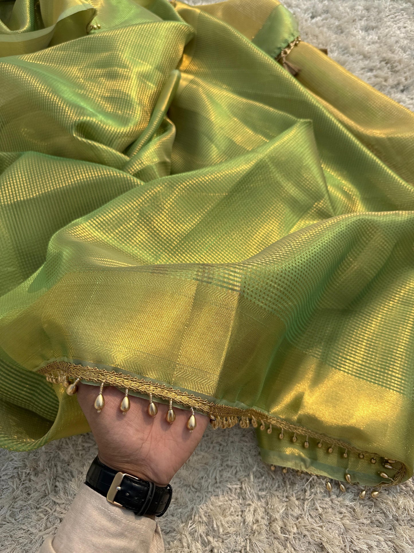 Banarasi Tissue Silk Fabric