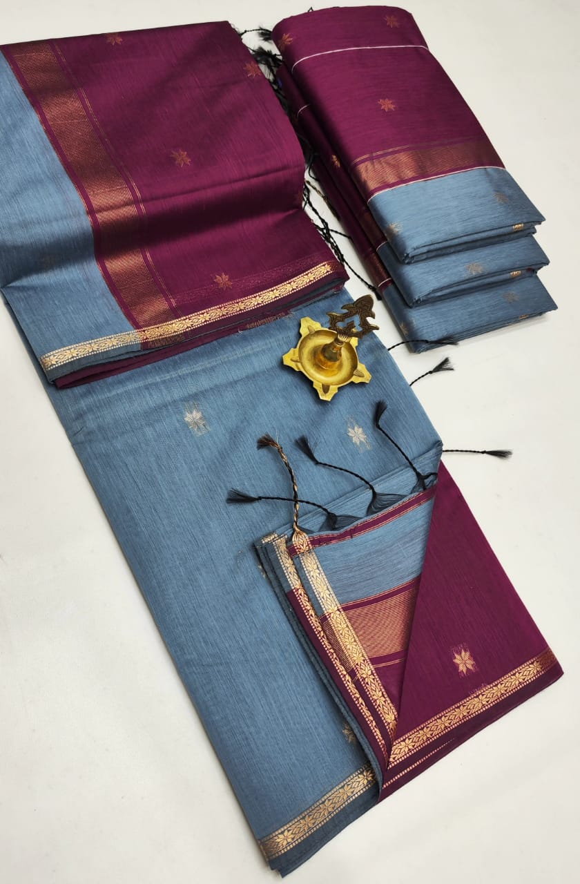 Maheswari Silk Cotton Saree