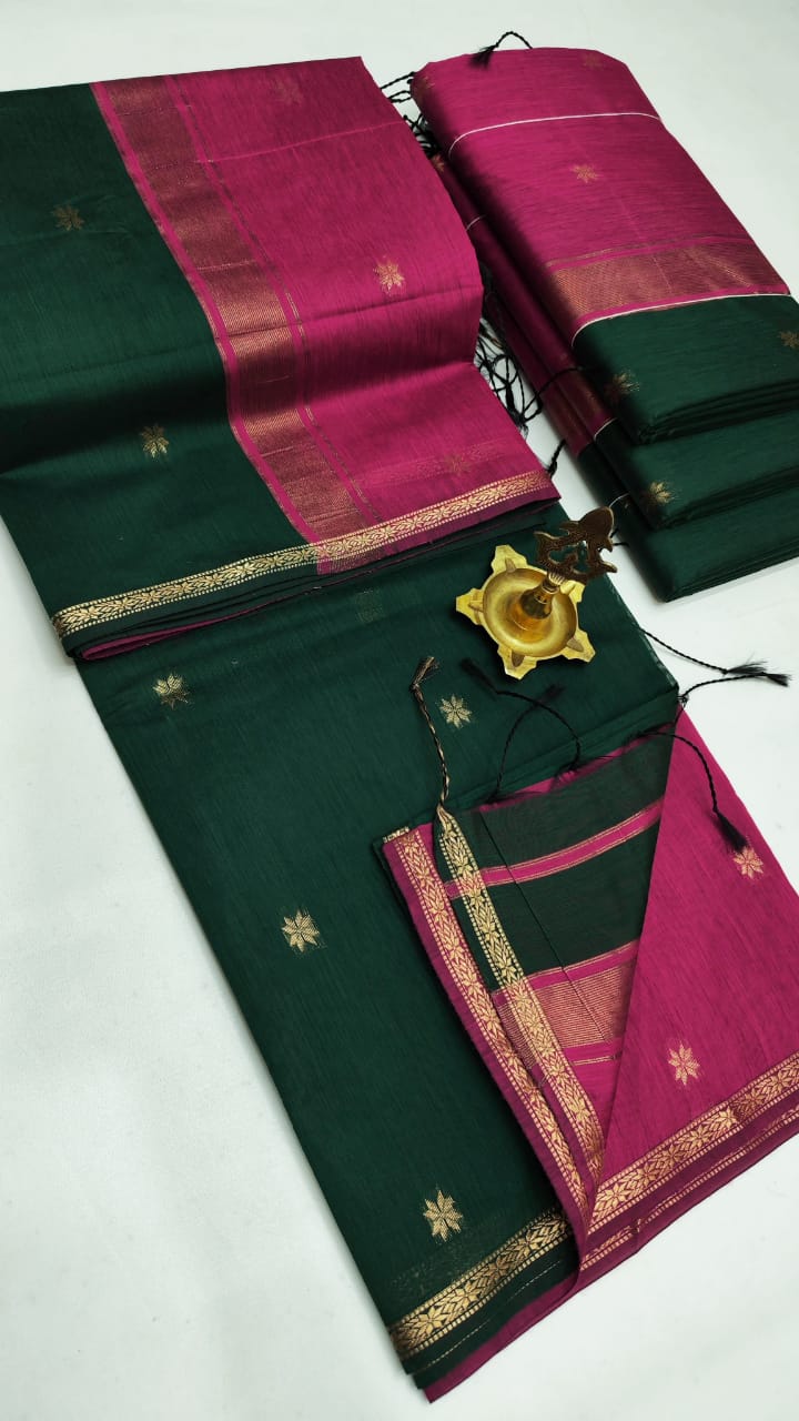 Maheswari Silk Cotton Saree
