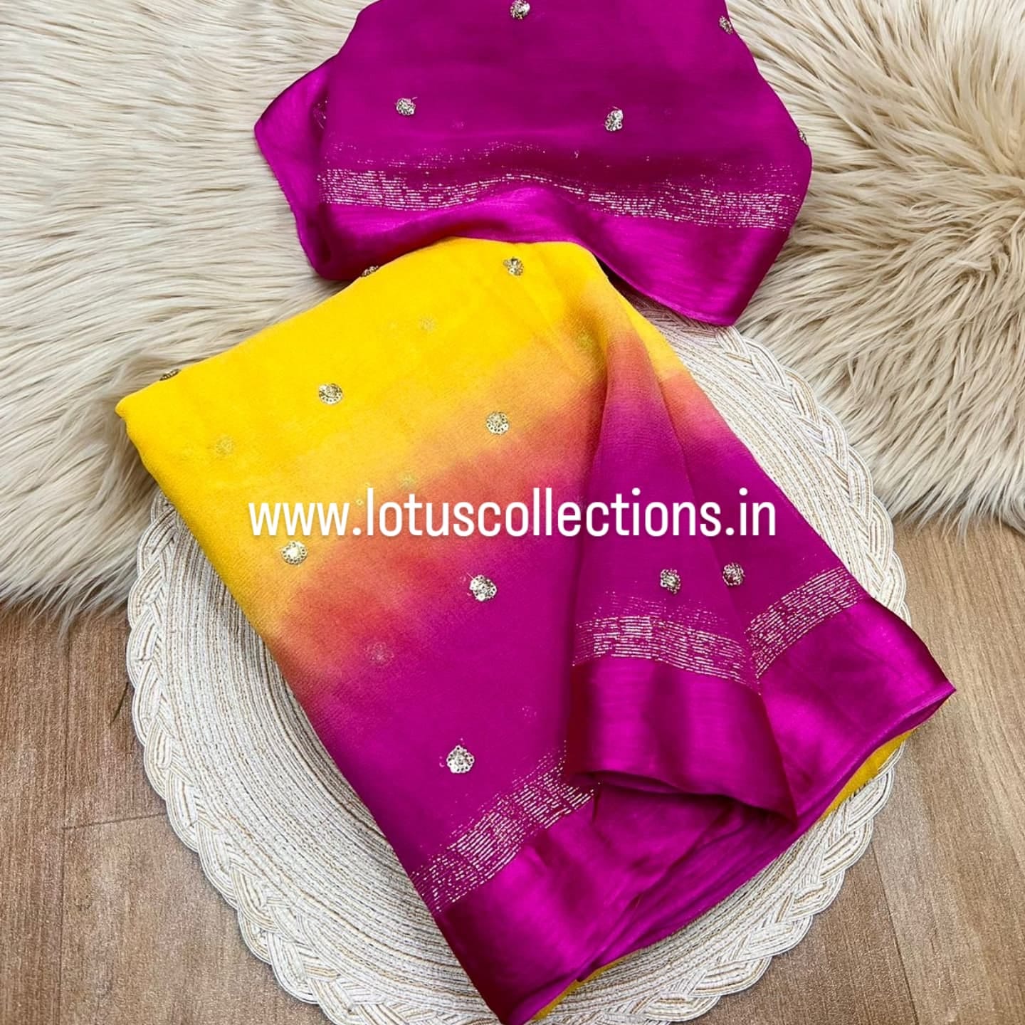 Viscose Georgette Saree