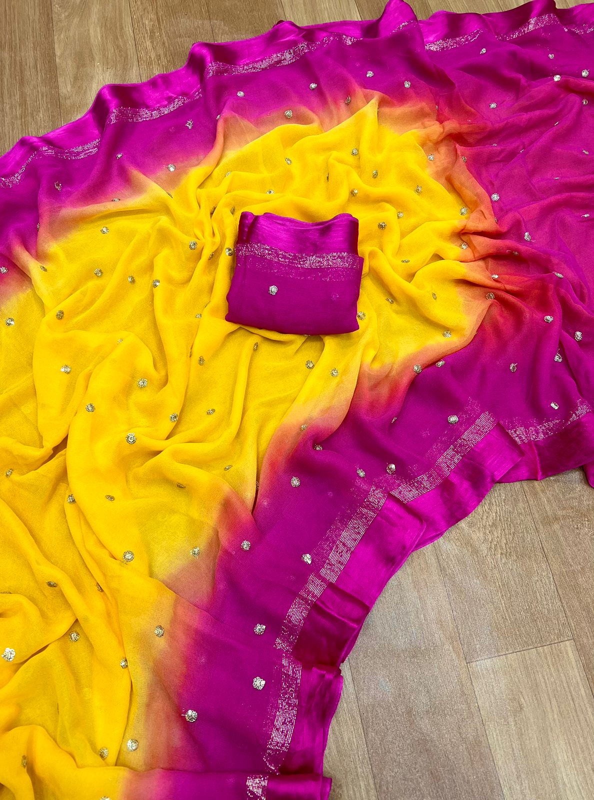 Viscose Georgette Saree