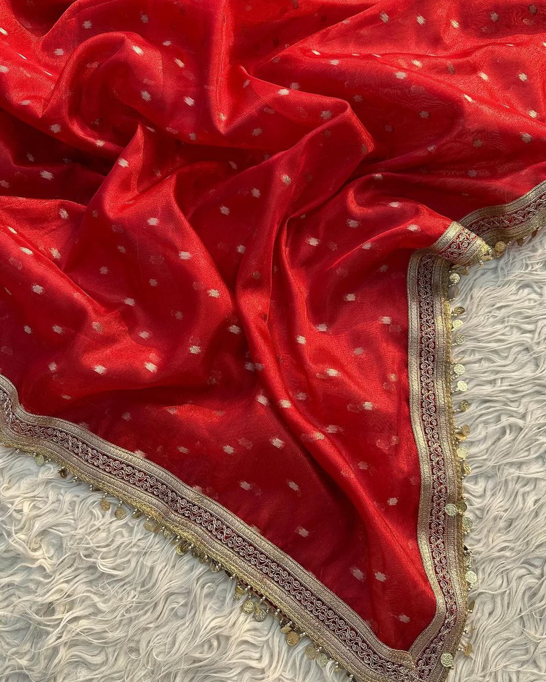 Banarasi Tissue Butti Silk Saree