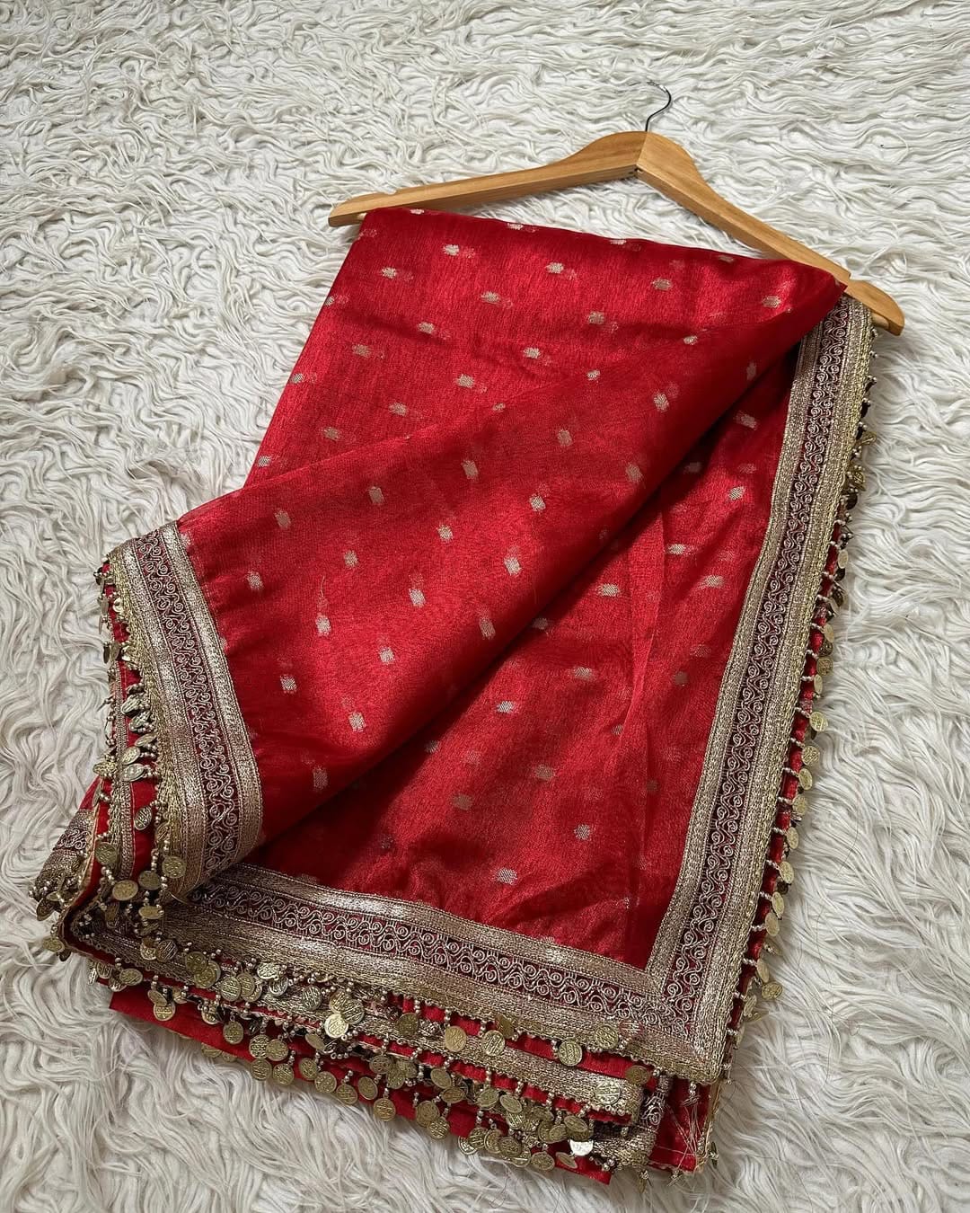 Banarasi Tissue Butti Silk Saree