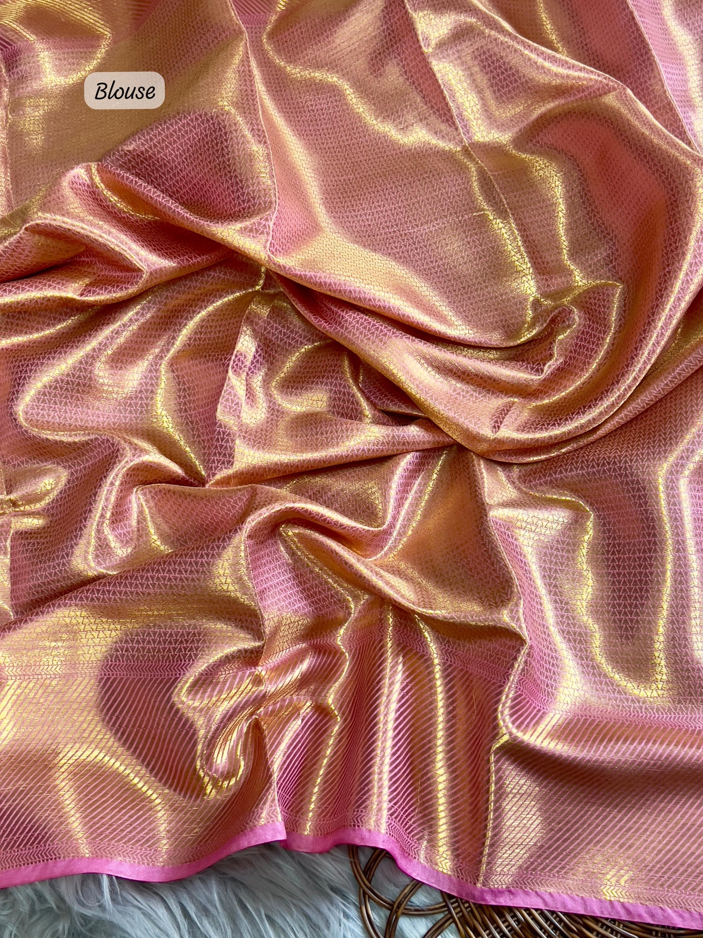 Golden Tissue Zari Saree