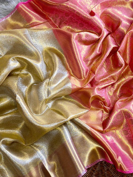 Golden Tissue Zari Saree