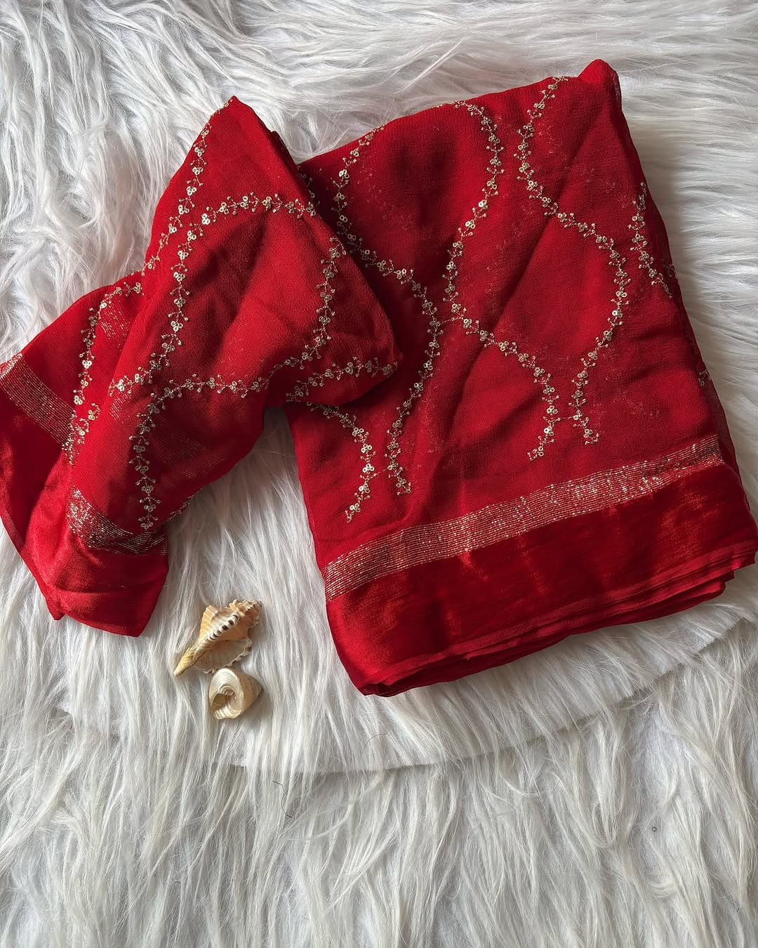 Viscose Georgette Saree