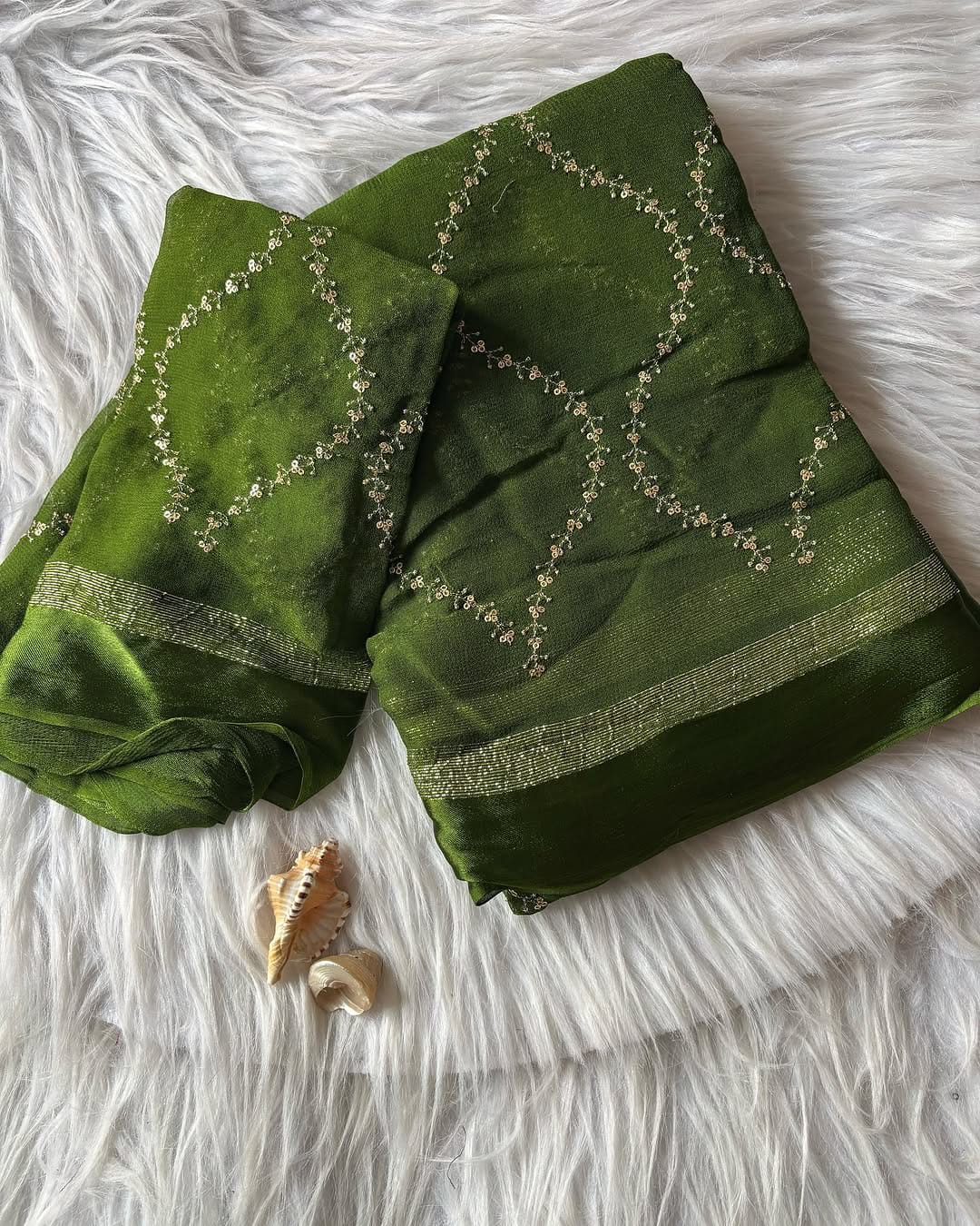 Viscose Georgette Saree
