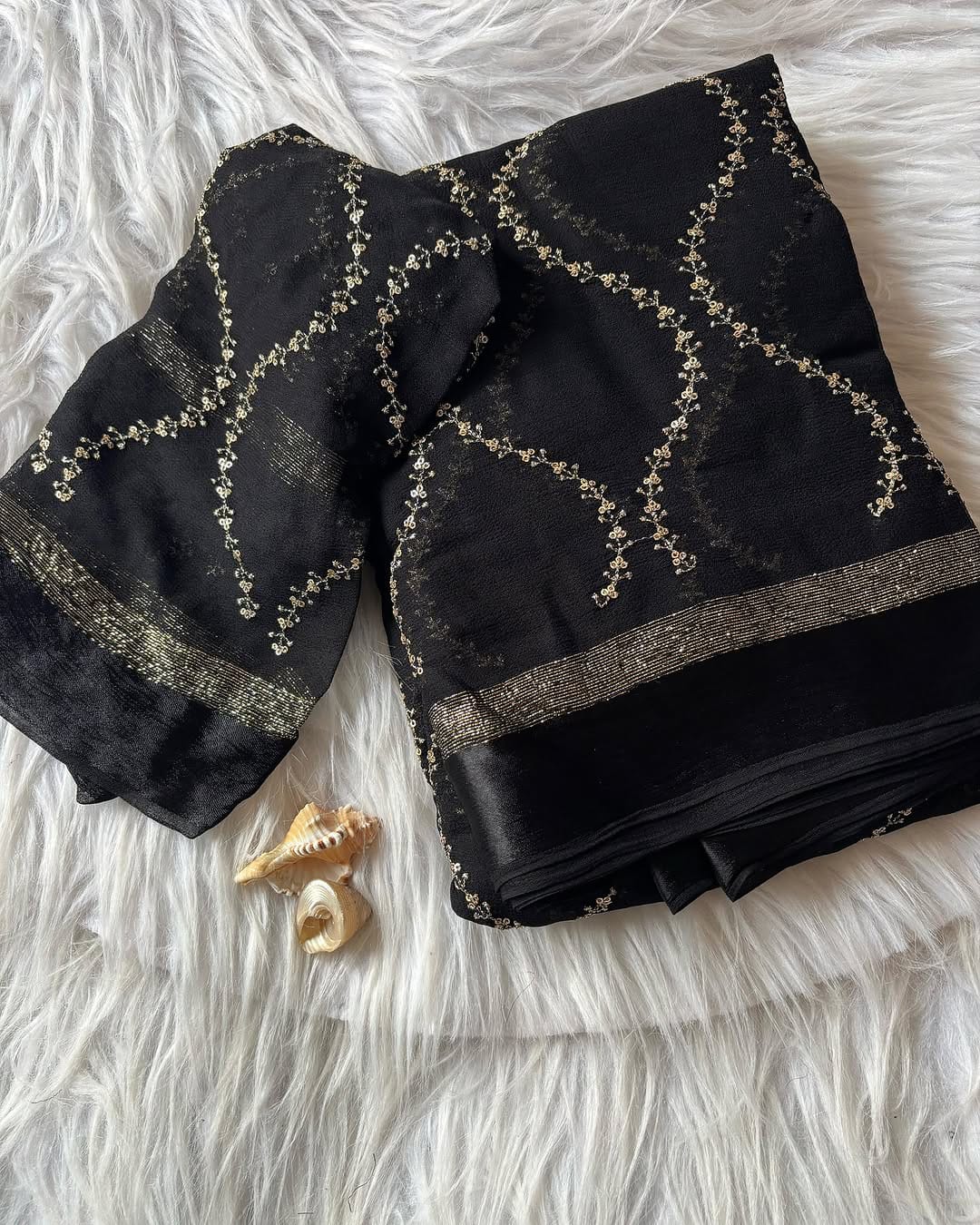 Viscose Georgette Saree
