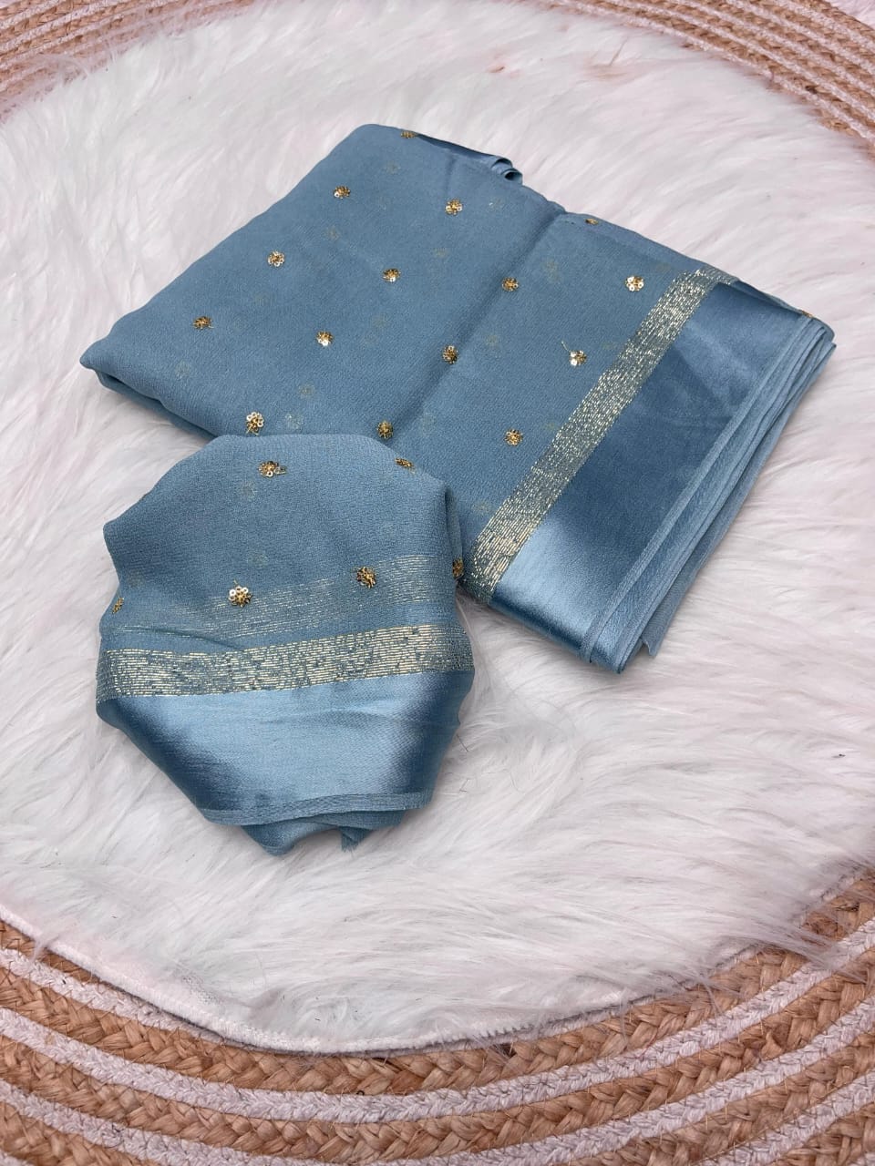 Viscose Georgette Saree