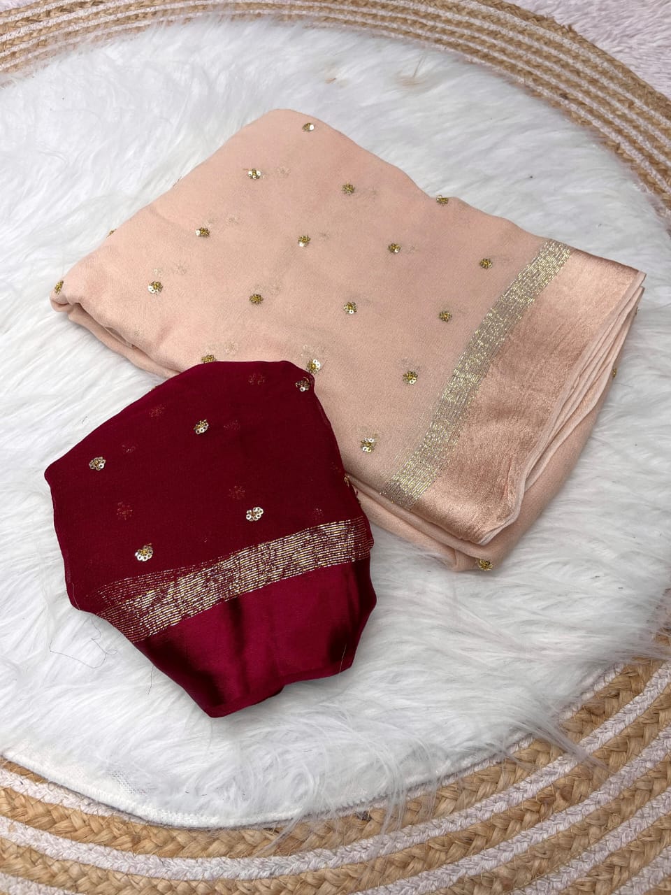 Viscose Georgette Saree
