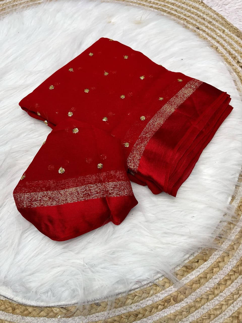Viscose Georgette Saree