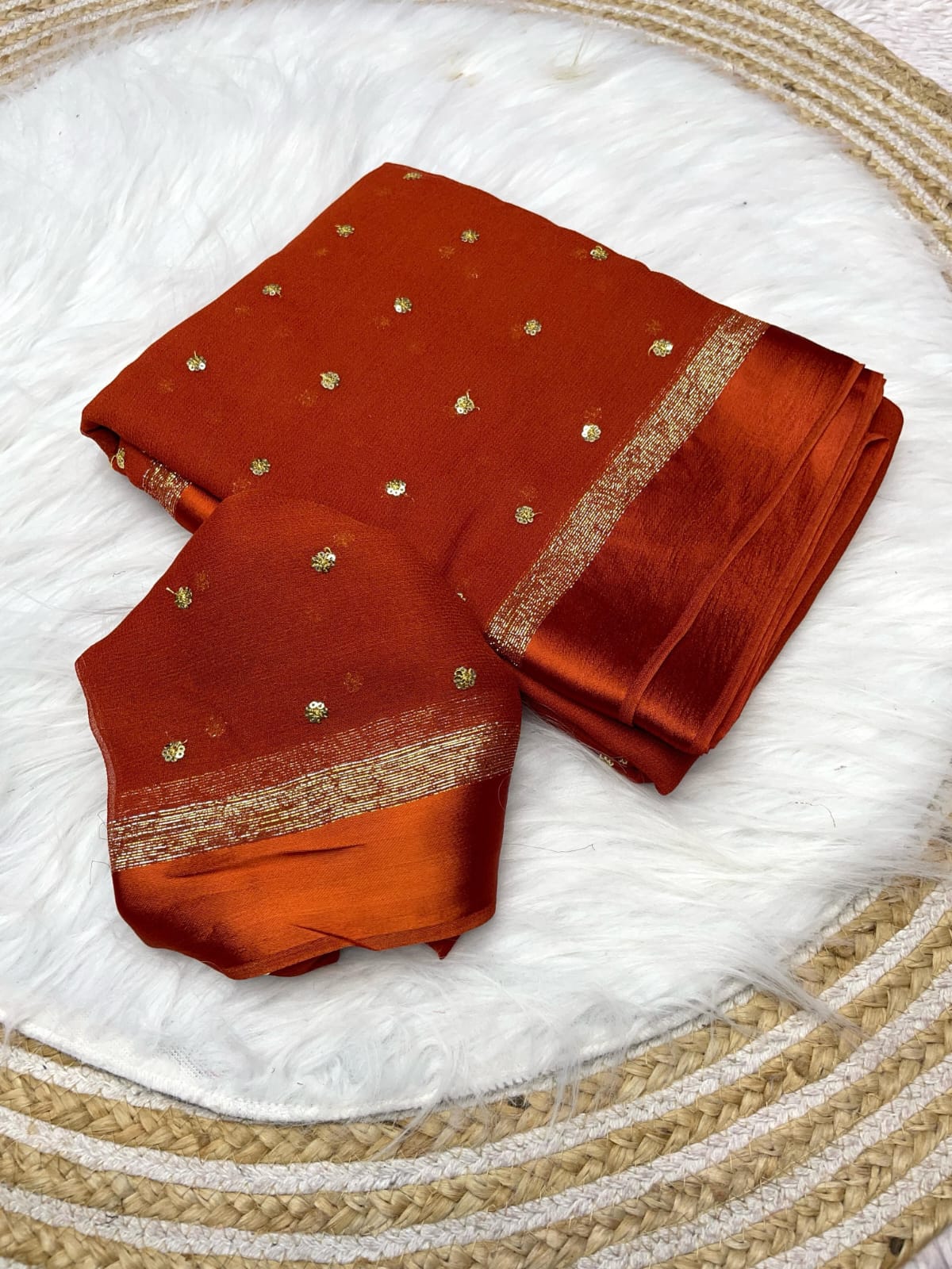 Viscose Georgette Saree