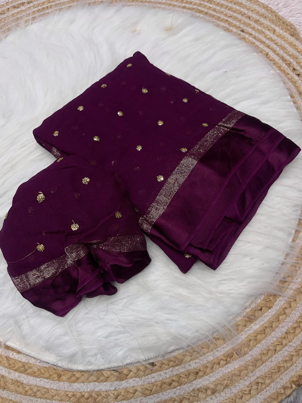 Viscose Georgette Saree