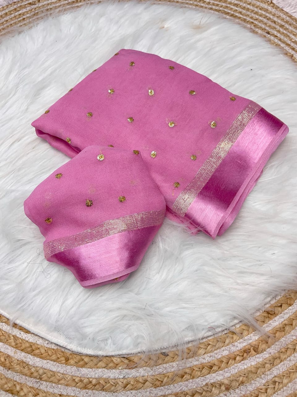 Viscose Georgette Saree