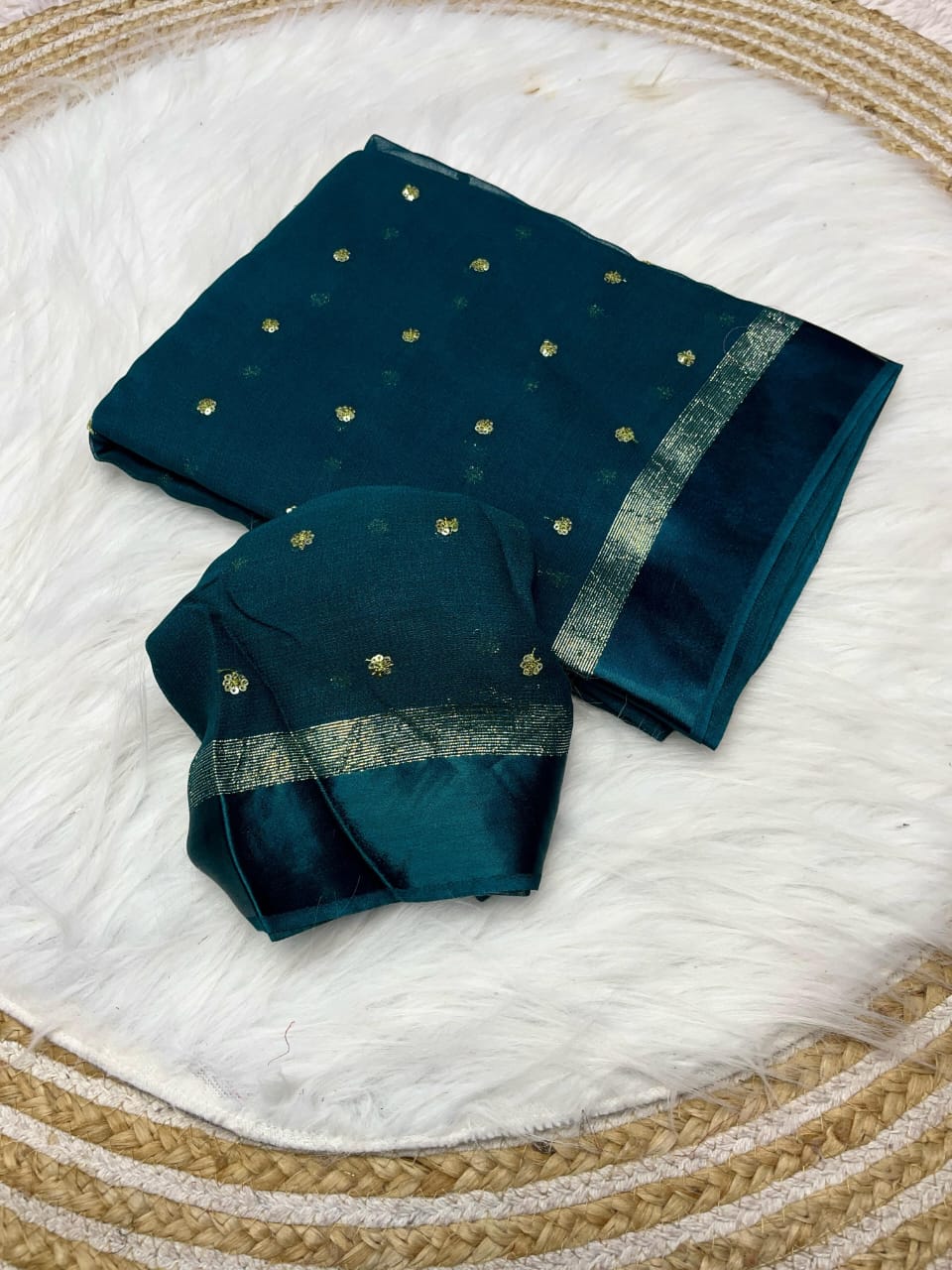 Viscose Georgette Saree