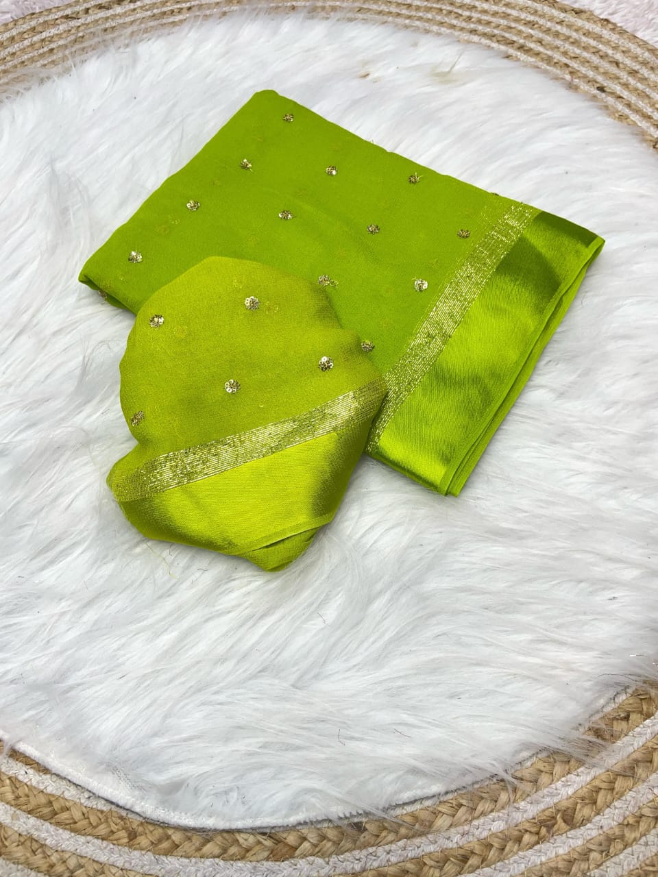Viscose Georgette Saree