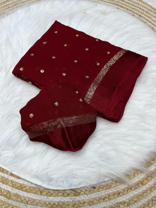 Viscose Georgette Saree