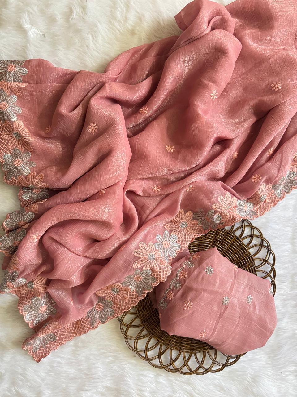 Crunchy Crush Saree