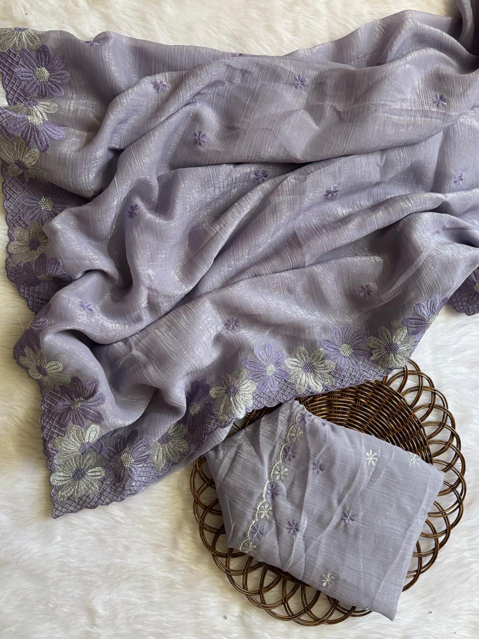 Crunchy Crush Saree