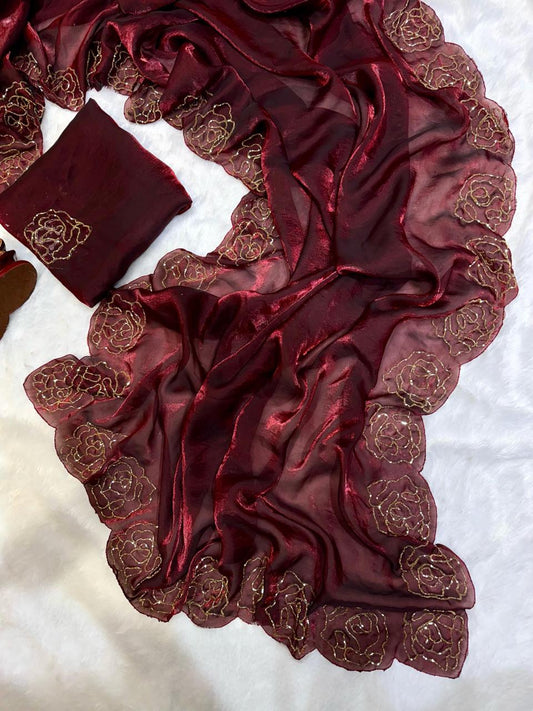 Space Silk Saree
