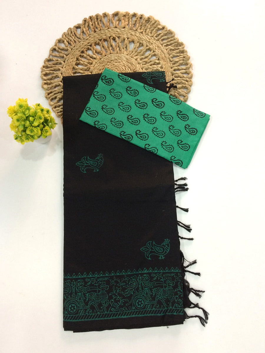 South Cotton Mix Saree